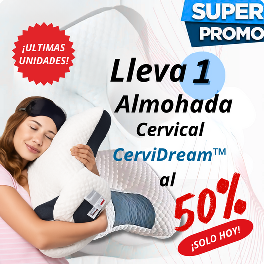 Almohada cervical CerviDream™ - Volver a dormir bien es posible, desde esta misma noche.